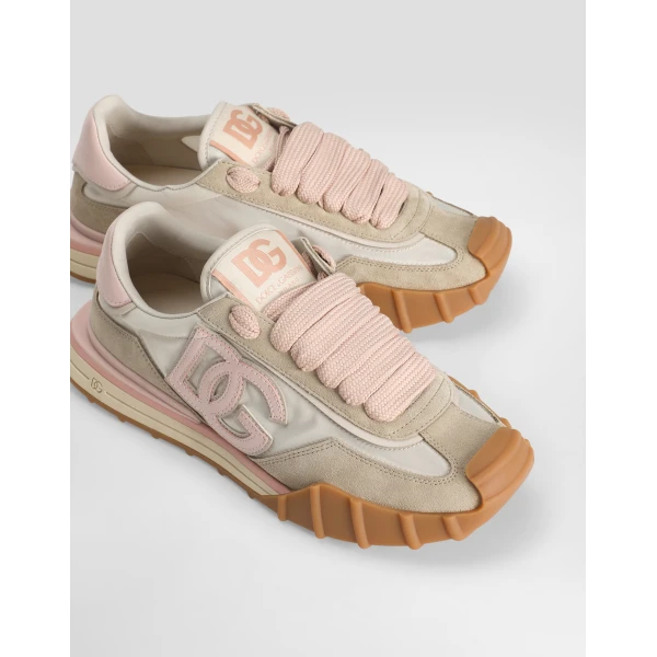 Multicolour Dolce & Gabbana DG athletic fabric sneakers, view 4 | Sneakers