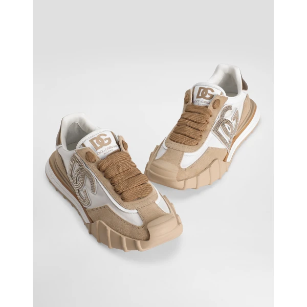 Multicolour Dolce & Gabbana DG athletic fabric sneakers, view 4 | Sneakers