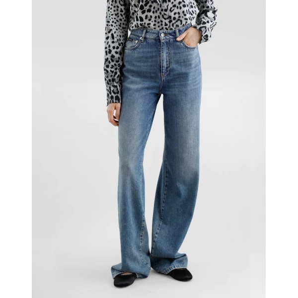Multicolour Dolce & Gabbana Denim cigarette jeans, view 5 | Denim