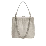 Azure Dolce & Gabbana Dina shoulder and crossbody bag in crystal mesh | Shoulder & Crossbody Bags