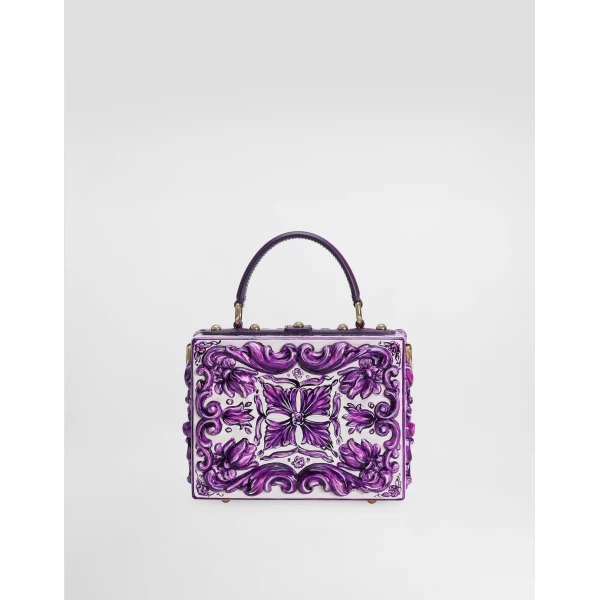 Multicolour Dolce & Gabbana Dolce Box Majolica resin handbag, view 4 | Totes & Top-Handle Bags