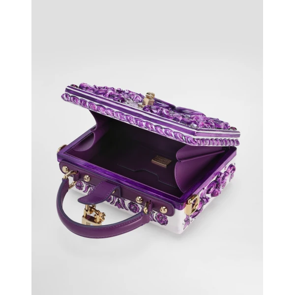 Multicolour Dolce & Gabbana Dolce Box Majolica resin handbag, view 5 | Totes & Top-Handle Bags