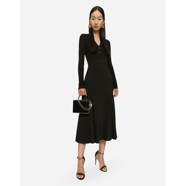 Black Dolce & Gabbana Dolce Box handbag, view 2 | Totes & Top-Handle Bags