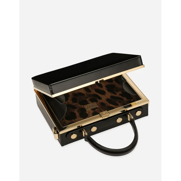 Black Dolce & Gabbana Dolce Box handbag, view 5 | Totes & Top-Handle Bags