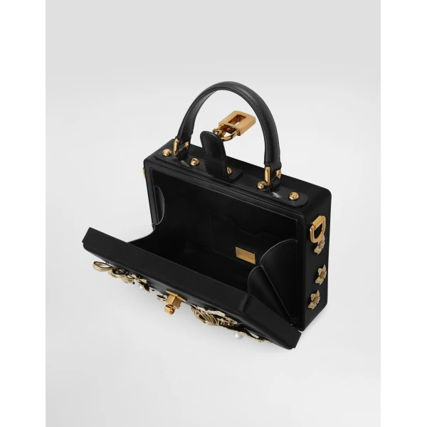 Black Dolce & Gabbana Dolce Box handbag, view 5 | Totes & Top-Handle Bags