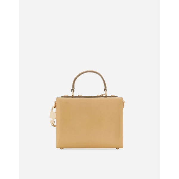 Gold Dolce & Gabbana Dolce Box handbag, view 4 | Totes & Top-Handle Bags