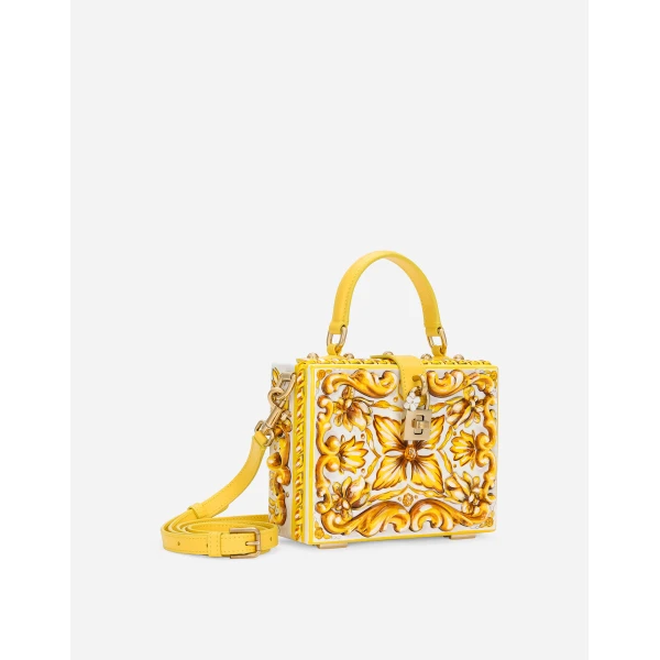 Print Dolce & Gabbana Dolce Box handbag, view 3 | Totes & Top-Handle Bags