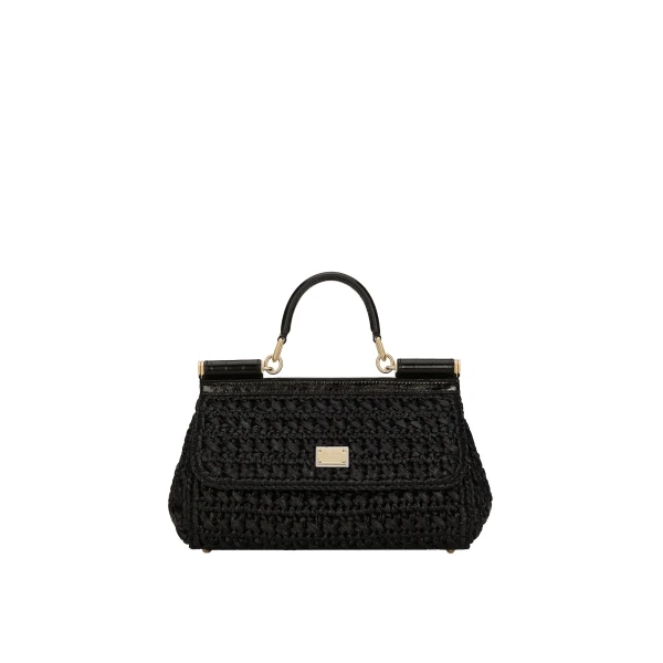 Black Dolce & Gabbana Elongated Sicily handbag | Totes & Top-Handle Bags