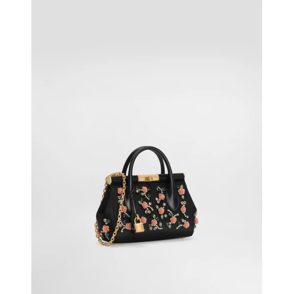 Multicolour Dolce & Gabbana Embroidered marlene day mini bag, view 3 | Mini Bags