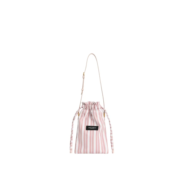Multicolour Dolce & Gabbana Essenza bag in striped poplin | Shoulder & Crossbody Bags
