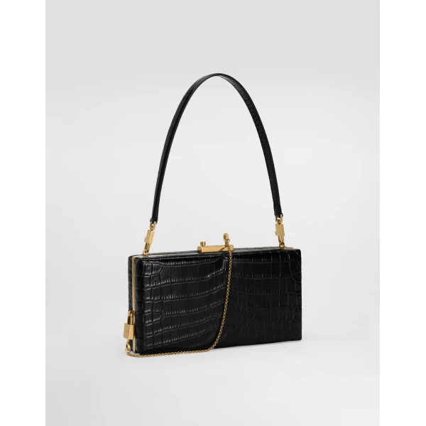 Black Dolce & Gabbana Eva bag, view 3 | Totes & Top-Handle Bags