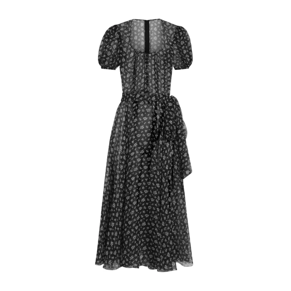 Multicolour Dolce & Gabbana Floral-print chiffon dress | Dresses