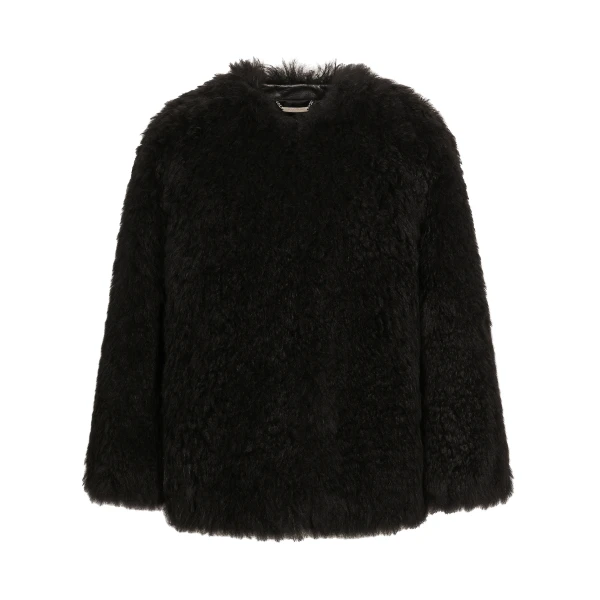 Black Dolce & Gabbana Goat hair cashmere jacket | Jackets