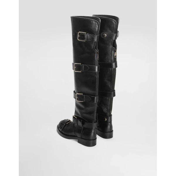 Black Dolce & Gabbana Horse leather boots, view 3 | Boots