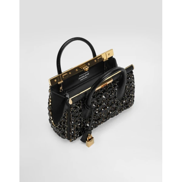 Multicolour Dolce & Gabbana Iguana-print calfskin day mini marlene handbag, view 5 | Mini Bags