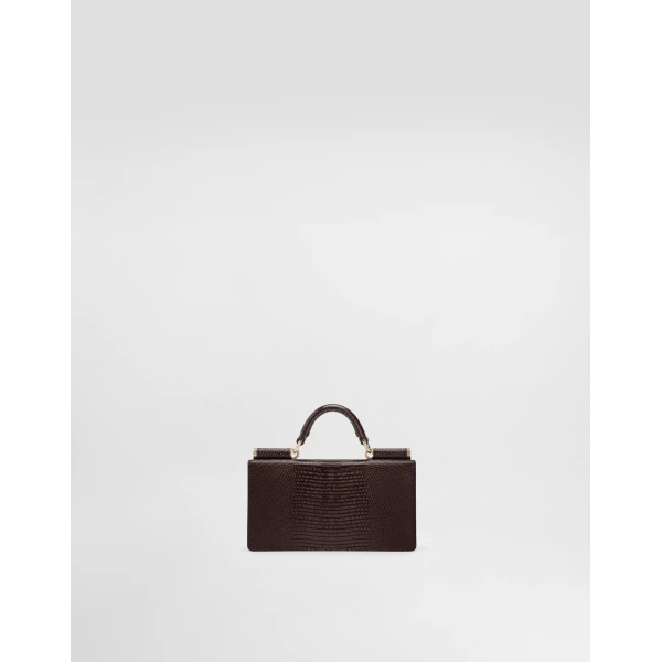 Bordeaux Dolce & Gabbana Iguana-print mini bag, view 4 | Wallets & Purses