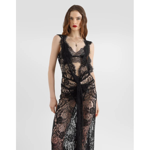 Black Dolce & Gabbana Lace dress, view 2 | Dresses