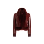 Bordeaux Dolce & Gabbana Lambskin jacket | Jackets