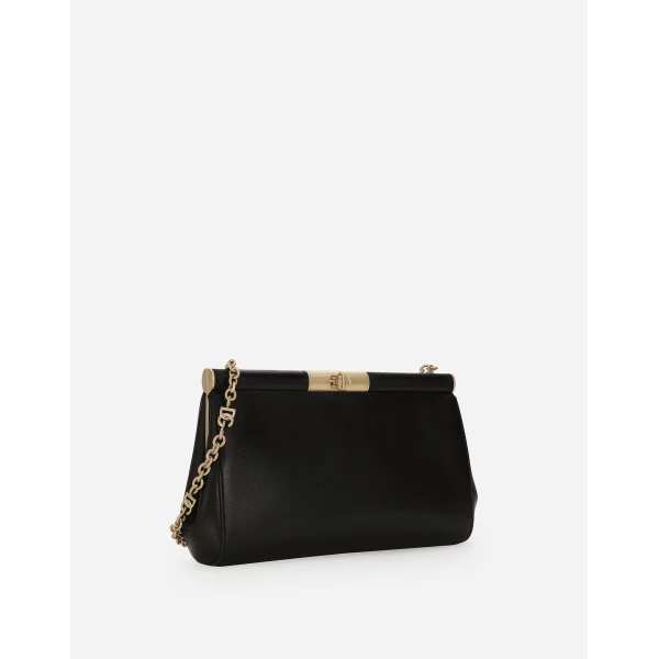 Black Dolce & Gabbana Large Marlene Bag, view 3 | Shoulder & Crossbody Bags
