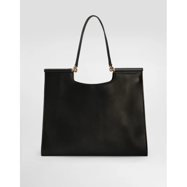 Black Dolce & Gabbana Large Sicily shopper, view 4 | Totes & Top-Handle Bags