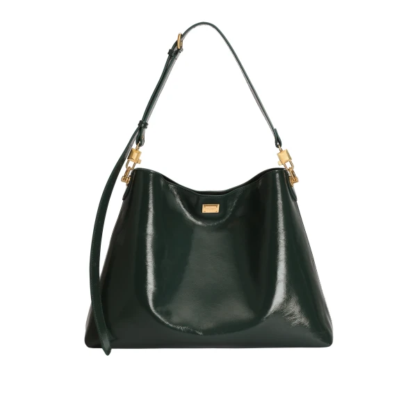 Green Dolce & Gabbana Large Vittoria calfskin shoulder bag | Shoulder & Crossbody Bags