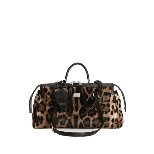 Multicolour Dolce & Gabbana Leo-print Vittoria bag | Shoulder & Crossbody Bags