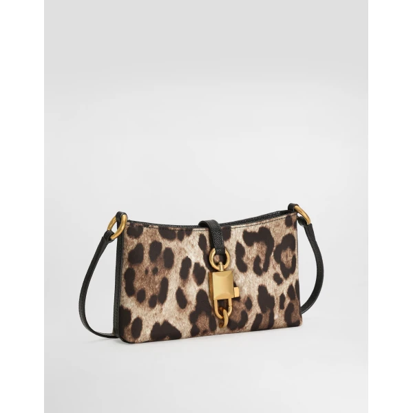Print Dolce & Gabbana Leopard-print lock shoulder bag, view 4 | Shoulder & Crossbody Bags
