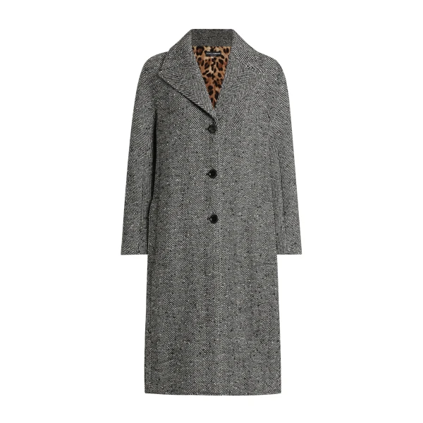 Multicolour Dolce & Gabbana Long chevron coat | Coats