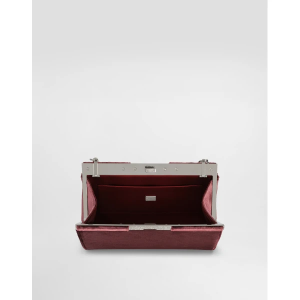 Bordeaux Dolce & Gabbana Marlene Clutch Bag, view 5 | Clutch Bags