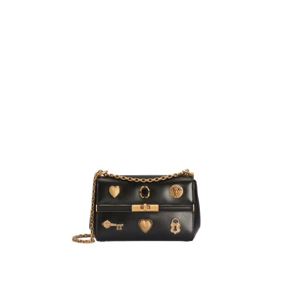 Multicolour Dolce & Gabbana Marlene city mini bag in palmated calfskin | Mini Bags