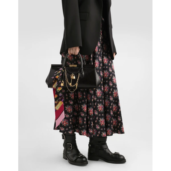 Multicolour Dolce & Gabbana Marlene everyday bag with charms, view 2 | Bag charms