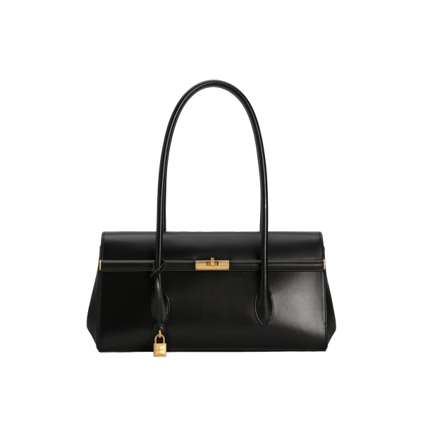 Black Dolce & Gabbana Marlene handbag in palmellato calfskin | Totes & Top-Handle Bags