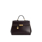 Bordeaux Dolce & Gabbana Marlene handbag in palmellato calfskin | Totes & Top-Handle Bags