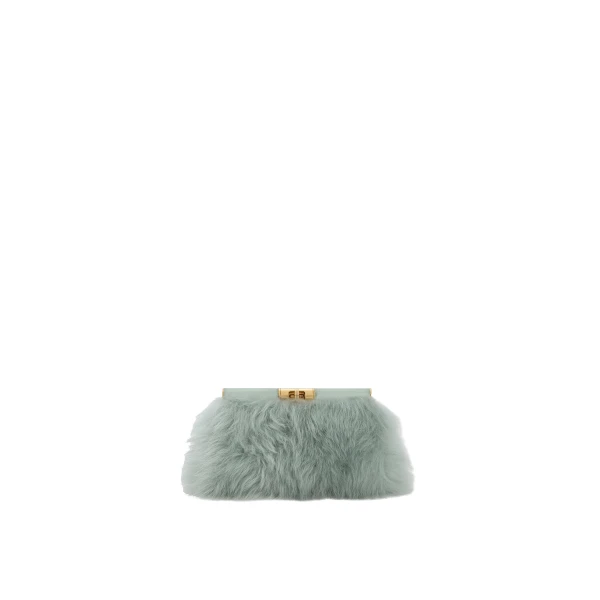 Multicolour Dolce & Gabbana Marlene shoulder bag in shearling and calfskin | Shoulder & Crossbody Bags