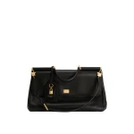 Black Dolce & Gabbana Maxi My Sicily handbag in plongé calfskin | Totes & Top-Handle Bags