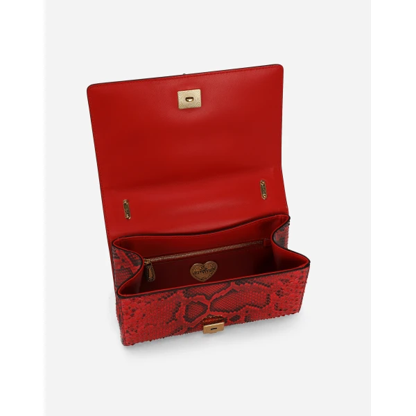 Red Dolce & Gabbana Medium Devotion shoulder bag, view 5 | Shoulder & Crossbody Bags