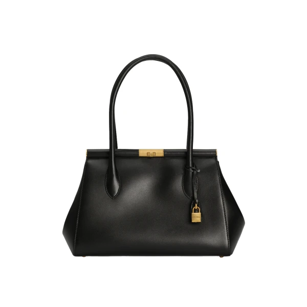 Black Dolce & Gabbana Medium Marlene Everyday bag in palmellato calfskin | Totes & Top-Handle Bags