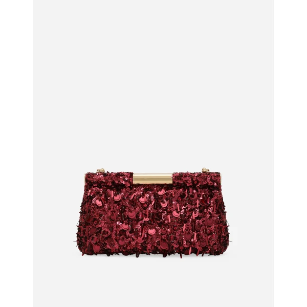 Bordeaux Dolce & Gabbana Medium Marlene shoulder bag, view 4 | Shoulder & Crossbody Bags