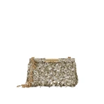 Gold Dolce & Gabbana Medium Marlene shoulder bag | Shoulder & Crossbody Bags