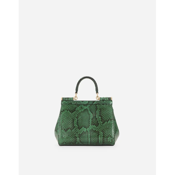 Green Dolce & Gabbana Medium Sicily handbag, view 3 | Shoulder & Crossbody Bags
