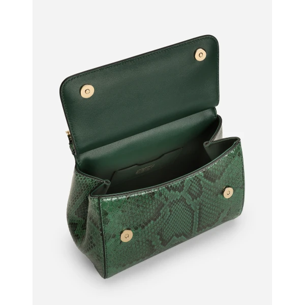 Green Dolce & Gabbana Medium Sicily handbag, view 4 | Shoulder & Crossbody Bags
