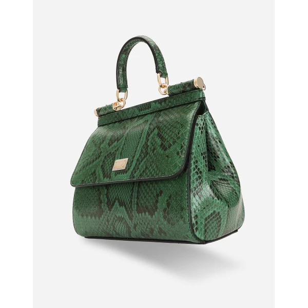 Green Dolce & Gabbana Medium Sicily handbag, view 5 | Shoulder & Crossbody Bags