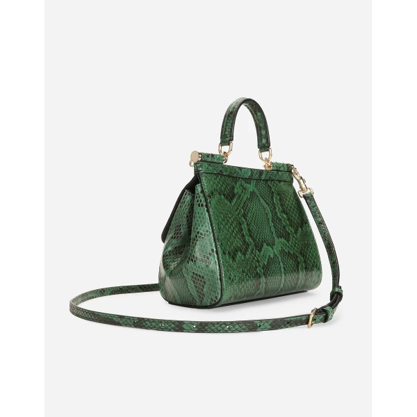 Green Dolce & Gabbana Medium Sicily handbag, view 6 | Shoulder & Crossbody Bags