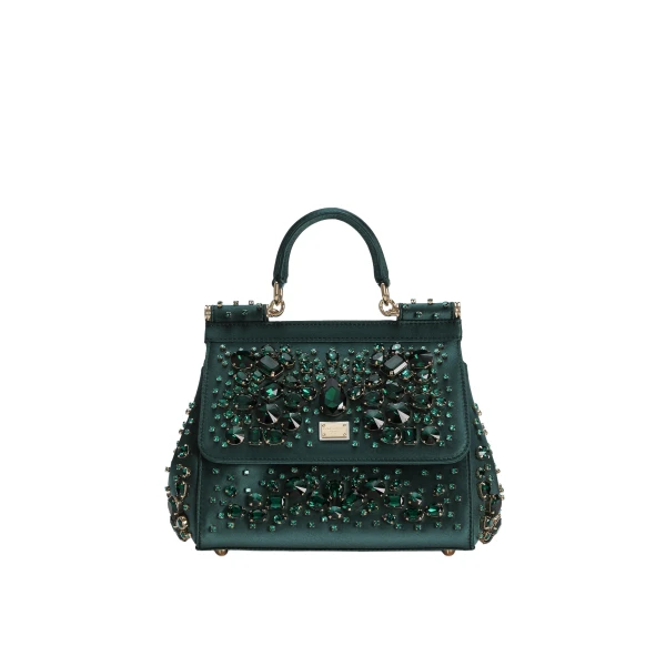 Green Dolce & Gabbana Medium Sicily handbag | Totes & Top-Handle Bags
