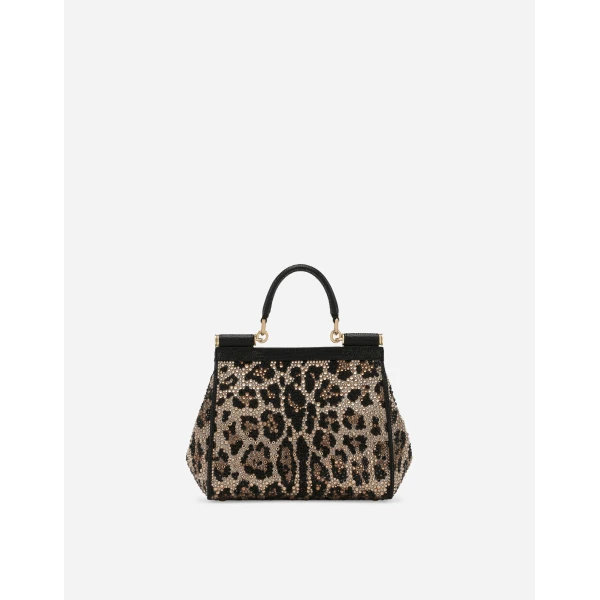 Stampa Dolce & Gabbana Medium Sicily handbag, view 4 | Shoulder & Crossbody Bags