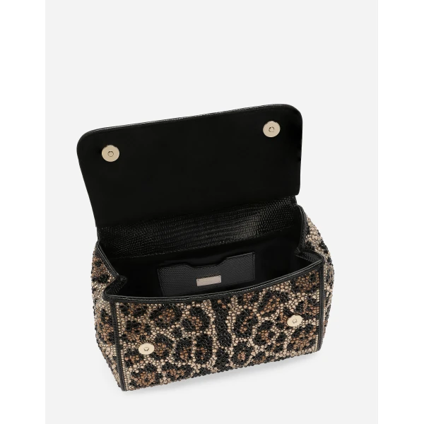 Stampa Dolce & Gabbana Medium Sicily handbag, view 5 | Shoulder & Crossbody Bags