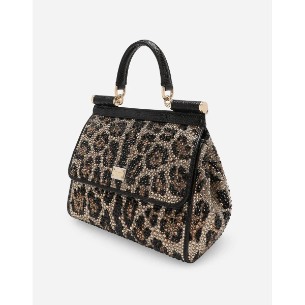 Stampa Dolce & Gabbana Medium Sicily handbag, view 6 | Shoulder & Crossbody Bags