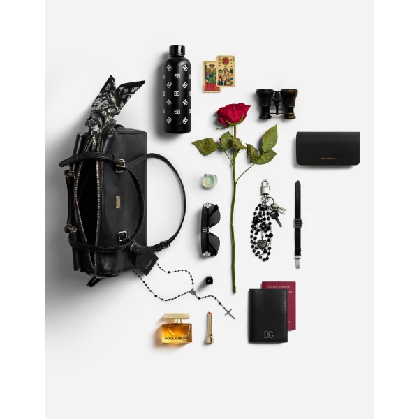 Black Dolce & Gabbana Medium Vittoria calfskin bag, view 6 | Shoulder & Crossbody Bags