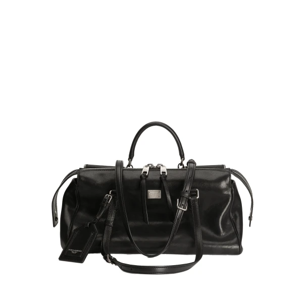 Black Dolce & Gabbana Medium Vittoria calfskin bag | Shoulder & Crossbody Bags