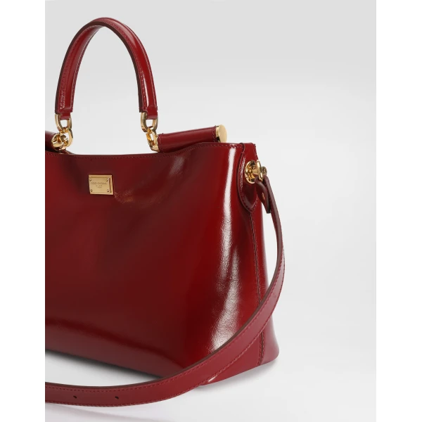 Print Dolce & Gabbana Medium Vittoria calfskin handbag, view 4 | Shoulder & Crossbody Bags